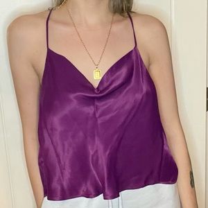 Zara satin top size small